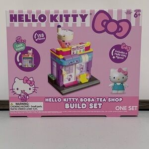 Hello Kitty Boba Tea Shop Building Set-New